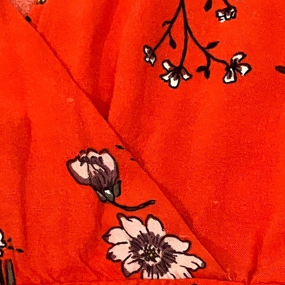 H&M Mama size large Red Floral Dress - Picture 10 of 15